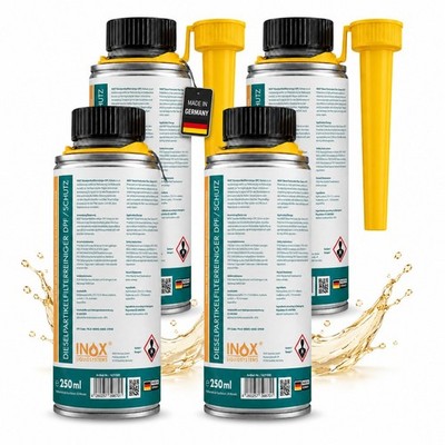 INOX  Dieselpartikelfilter Reiniger Additiv (DPF) 4x 250ml - Rußfilter System