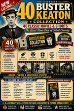 Buster Keaton Collection 40 Classic Movies Shorts on Physical USB Drive