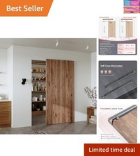 42" Concealed Sliding Barn Door Hardware Kit with Soft Close Mechanism for 34...