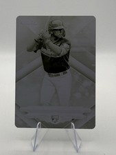 2023 Bowman Sterling Rookies Bo Naylor #BSR-34 Printing Plate Black /1 (RC)