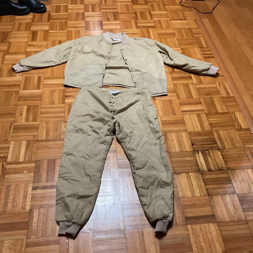 80s LL Bean Freeport Maine Thinsulate XL Bomber Jacket And Pants Set XL