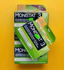 (4-Pack)🏵️Monistat 3 Lot | Suppositories & Pre-filled Applicators | Vaginal 