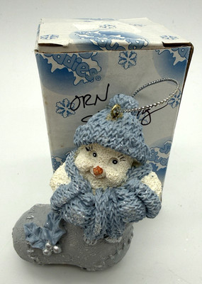 Snow Buddies ''Buddy in Stocking'' Encore 94275 Christmas Ornament 1999