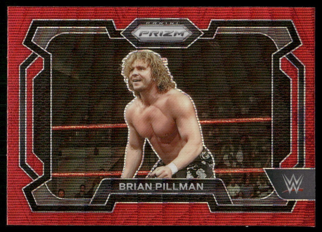2024 Panini Prizm WWE Red Wave Prizm #13 Brian Pillman wrestling card