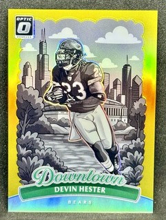 2025 Donruss Optic Devin Hester Legend Downtown GOLD 5/10 🐻⬇️ CASE HIT!