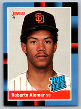 1988 Donruss #34 Roberto Alomar San Diego Padres Rookie