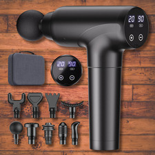 Massage Gun Deep Tissue, Muscle Massage Gun with 9 Attachment Heads 20 Speeds