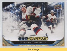 2024-25 Upper Deck Series 2 UD Canvas Shane Pinto #C177 READ 03mw