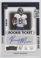 2021 Panini Contenders Rookie Ticket Racey McMath #240 Auto 1u6