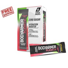 Flash IV Electrolyte Powder Packets - Immune Support with Zinc, 6 Portable Packs