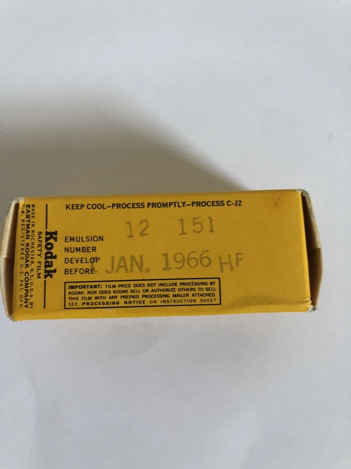 Kodak Kodacolor-X Color Negative Film For Color Prints CX 127 Exp 1-1966 Sealed - Image 3 of 3