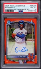 2025 Bowman Chrome - Prospect Autographs Elian Pena, Elian Pena #CPA-EP...