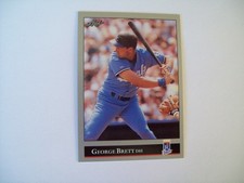 George Brett 1992 LEAF #255 Kansas City Royals MLB Baseball HOF