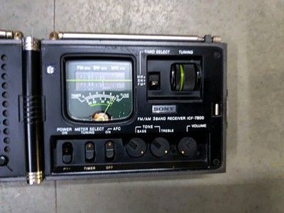SONY ICF-7800 ラジオ FM/AM/SW受信可 ジャンク扱い Vintage Sony ICF-7800 AM FM Shortwave Radio Receiver Japan Made