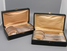 LOT 12 PETITES CUILLERES MODELE BOREAL ORFEVRERIE ALFENIDE CHRISTOFLE EN ECRINS