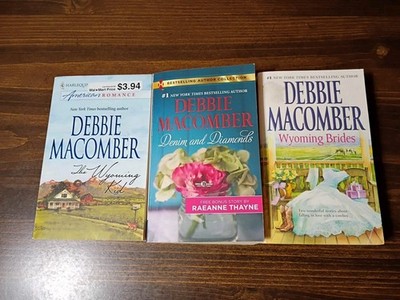 Lot Of 3 Debbie Macomber Wyoming Brides Books