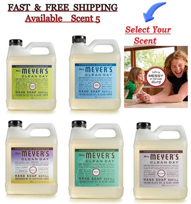 #ad MRS. MEYER#x27;S CLEAN DAY Liquid Hand Soap Refill 33 oz Select Your Scent. $12.88