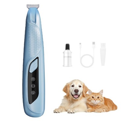 Dog Foot Hair Trimmer, Cat And Dog Grooming Kit, Low Noise, Auxiliary Light, Rec