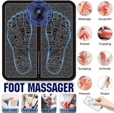 19 Level EMS Electric Foot Massager Pad Muscle Stimulator Blood Circulation Mat