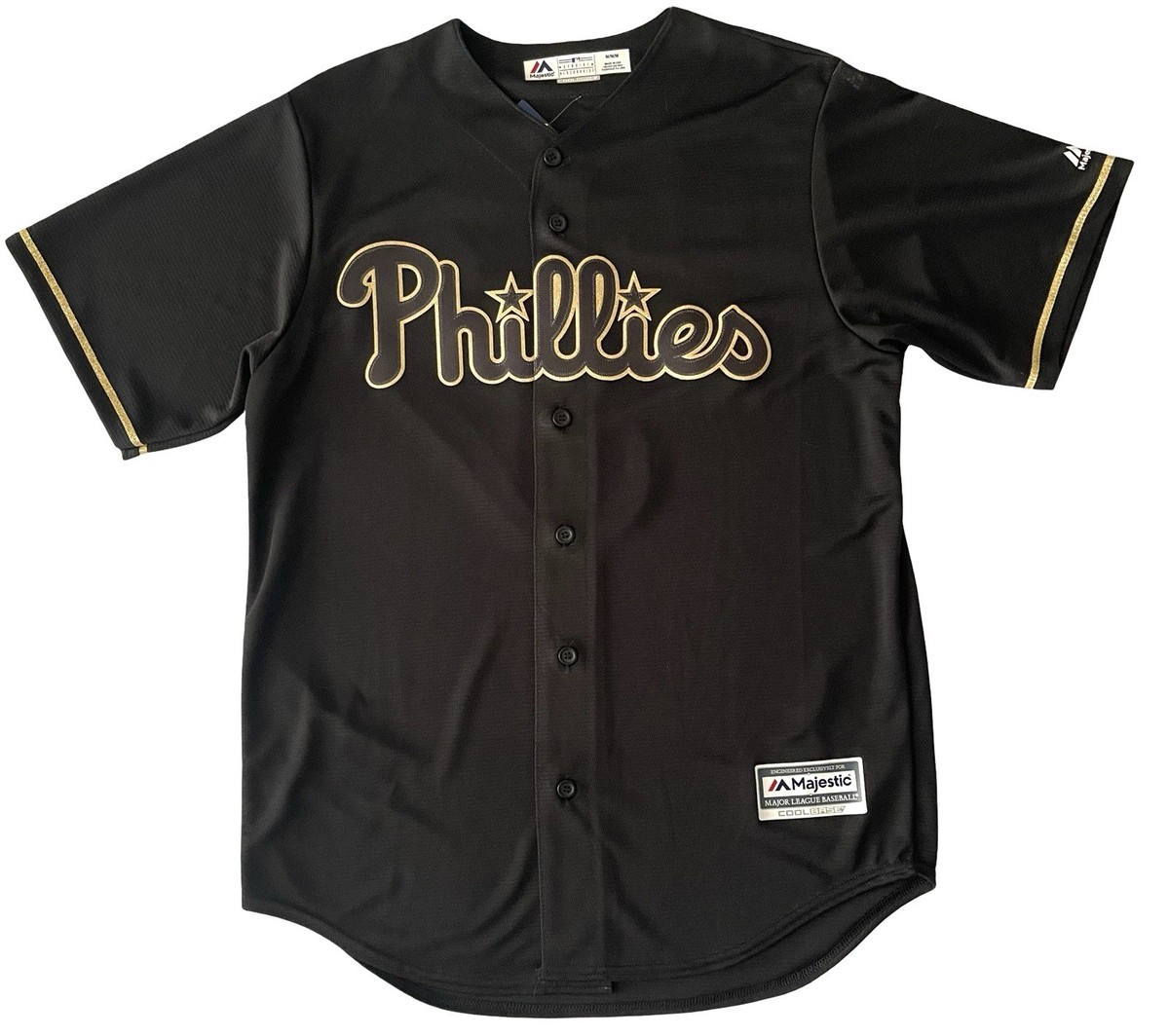 Majestic Philadelphia Phillies Bryce Harper Jersey Rare Black