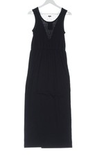 CALZEDONIA Maxikleid Damen Kleid Gr. DE 36 schwarz-weiß Casual-Look