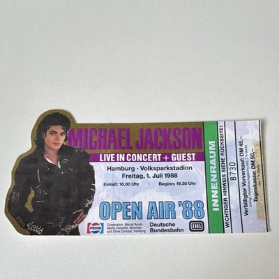 Michael Jackson Live in Concert Hamburg Volksparkstadion 01.07.1988 Innenraum