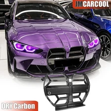 Dry Carbon Fiber Front Kidney Grill Nose GRILLE Fit BMW G80 M3 G82 G83 M4 2021up