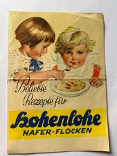 Hohenlohe Haferflocken Kasseler Hafer-Kakao Werbung Rezepte
