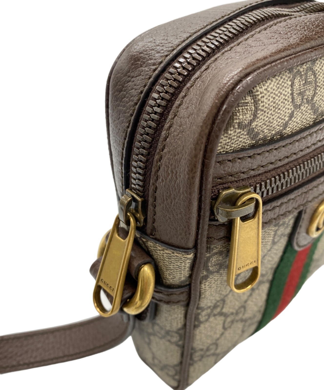 Gucci Shoulder Bag Beige Leather 598127 Small Crossbody Handbag Italy SN2569 thumbnail 7