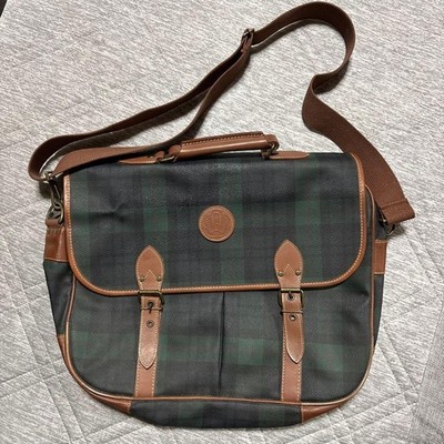 Tartan Check Bag Student Carrier
