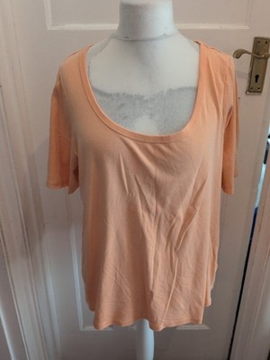Marks And Spencer 24 Apricot Kurzarm T-Shirt