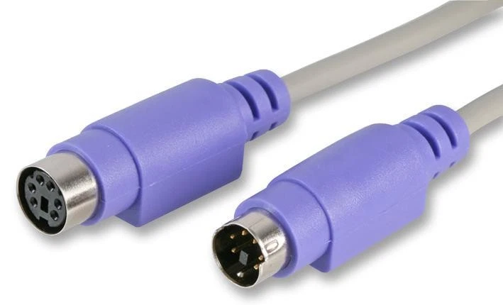 PRO SIGNAL - Câble PS/2 6 broches mâle à femelle, 3m Violet - Photo 1/1