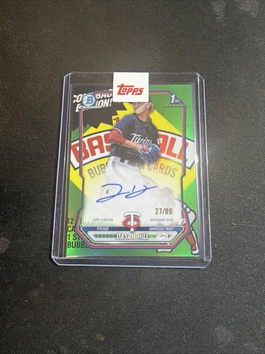 2026 Bowman Chrome Baseball Dasan Hill Twins CPA-DH Packfractor Auto /89 SSP