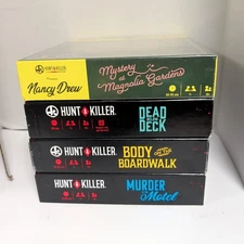 Hunt A Killer Lot Of 4- Dead Below Deck, Boardwalk, Murder At The Motel, Nancy