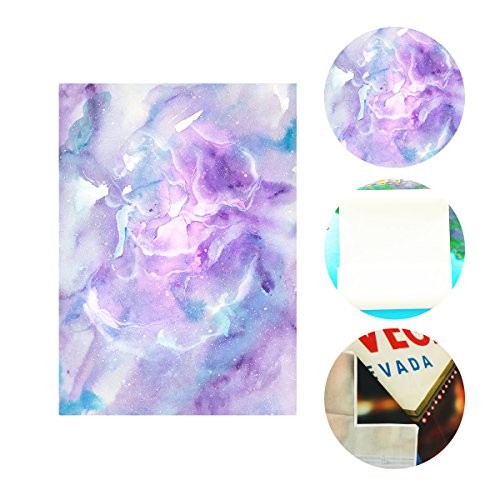 5X7ft Pink Purple Watercolor Painting Marble Texture Pattern Studio Vinyl-5x7ft - Picture 6 of 8