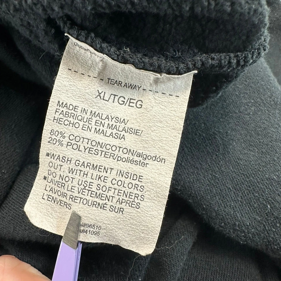 Under Armour 宽松运动衫漏斗领套衫黑色女式 XL 运动休闲 — 第 4/4 张图片