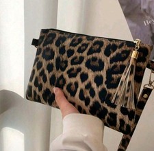 Ladies HandBag - Leopard Print - Clutch Bag - Stylish