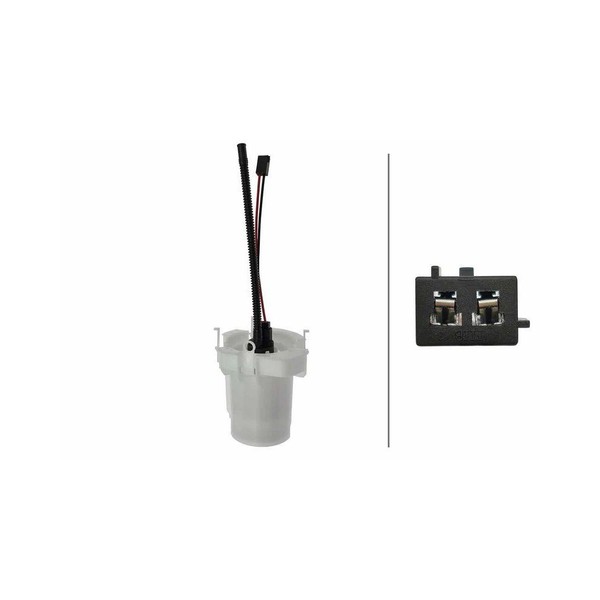 Hella Schlingertopf, Kraftstoffpumpe 8TF 358 316-431 FüR Opel Vauxhall-image