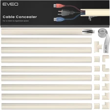 Cord Hider 153In - Cord Covers for Wires - Paintable Cable Hider - Cable Managem