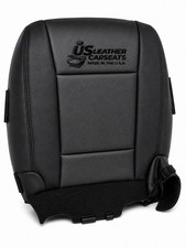 2007 Mercury Mountaineer Driver Side Bottom Leather Seat Cover Black