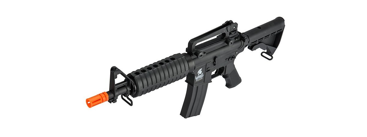 UKARMS Lancer Tactical M4 M933 Commando Field AEG Metal Gears Airsoft...
