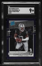 2020 Donruss Optic Purple Stars Prizm 22/25 Lynn Bowden Jr #182 SGC 9 MINT 1b4v