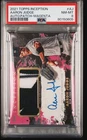 2021 Topps Inception Aaron Judge Patch auto Magenta /30 PSA 8 #APC-AJ Yankees