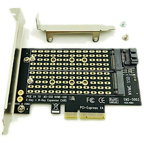 High Speed NVME X4 X8 X16 Dual SSD M.2 to Desktop PCIe PCI Express - Afbeelding 7 van 9