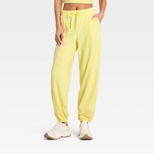 Women Washed Jersey Jogger Pants - JoyLab Yel...