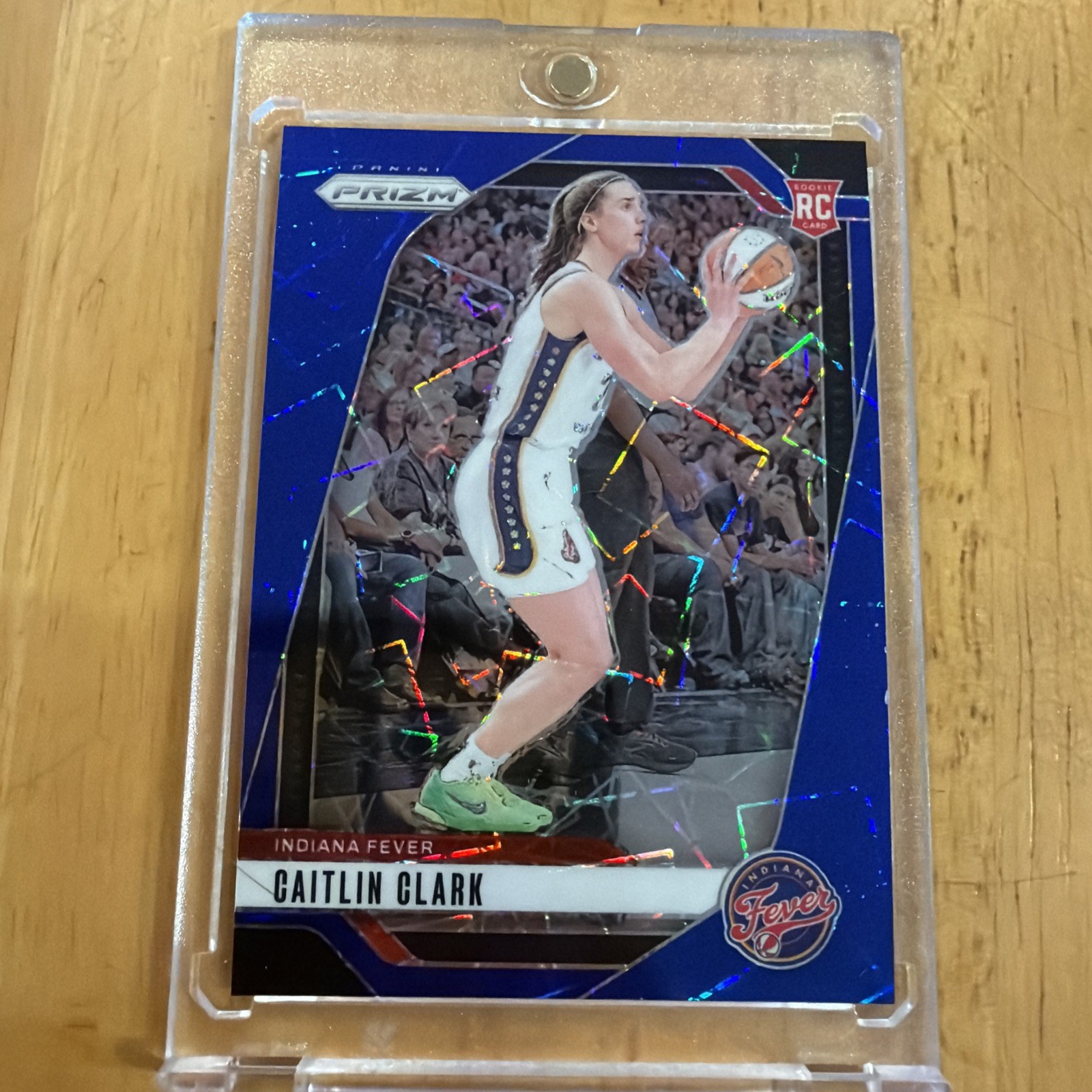 2024 Panini Prizm WNBA - Caitlin Clark #22 Blue Velocity Prizm (RC)