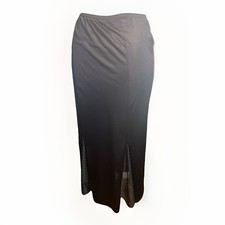 Vintage Loveable Black Half Slip Skirt Size Small 5031 Made In USA