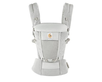 Ergobaby Adapt Babytrage ab Geburt 3 Positionen SoftFlex Mesh Pearl Grey NEU