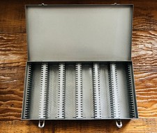 Vintage Brumberger 35mm Film Slide Storage Box, 150 Slide Capacity
