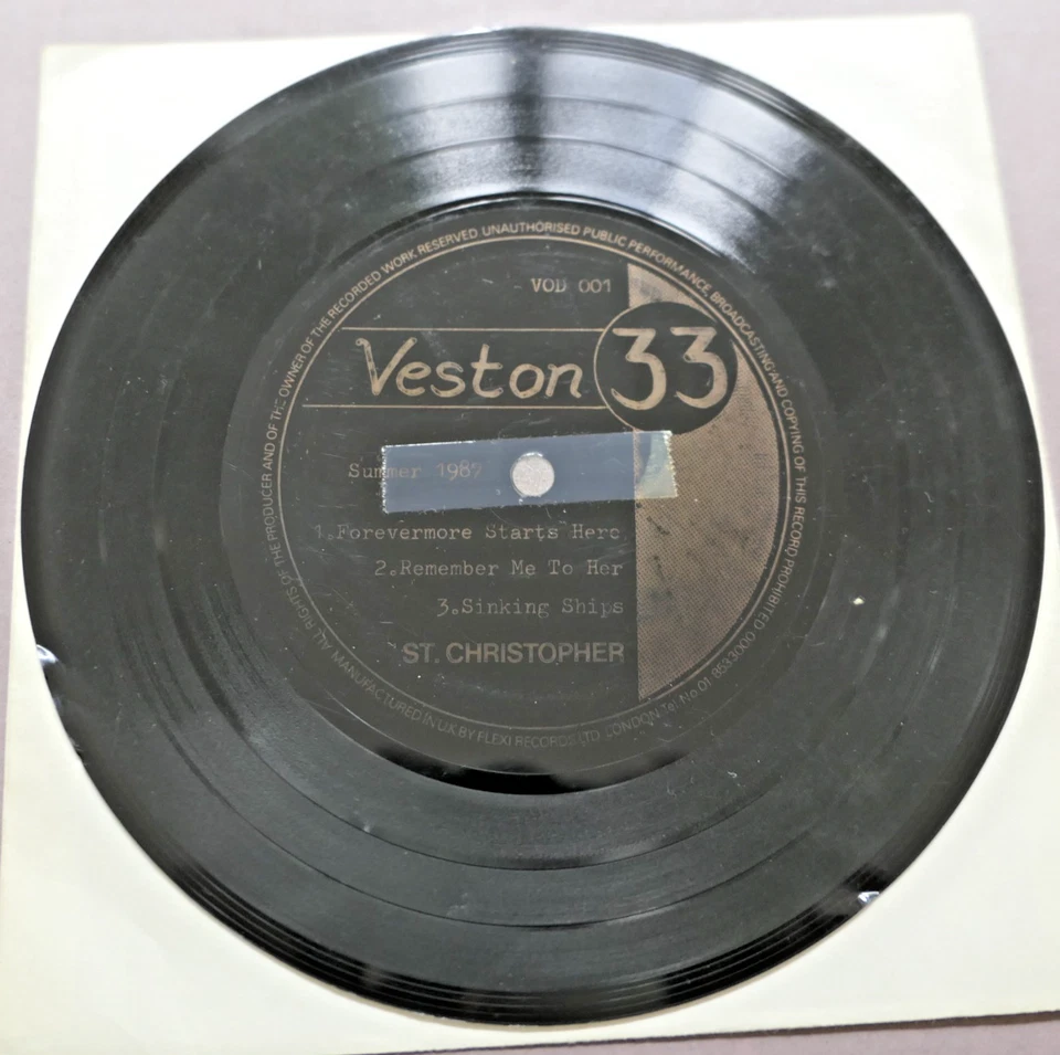 St. Christopher – Forevermore Starts Here 7" Flexi-Disc Veston VOD 001 - Bild 2 von 4